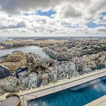 18th Floor 1br Unit In Mercury Tower By Sf Homes * San Ġiljan