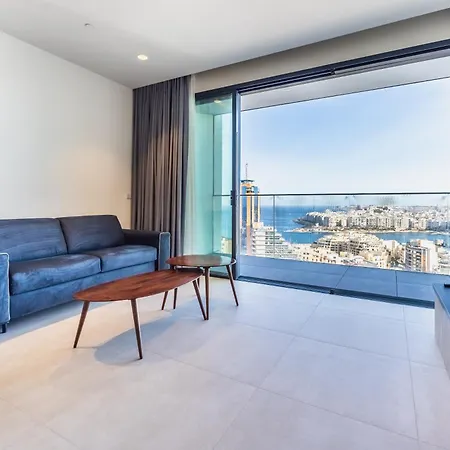 18th Floor 1br Unit In Mercury Tower By Sf Homes Apartamento St. Julian's